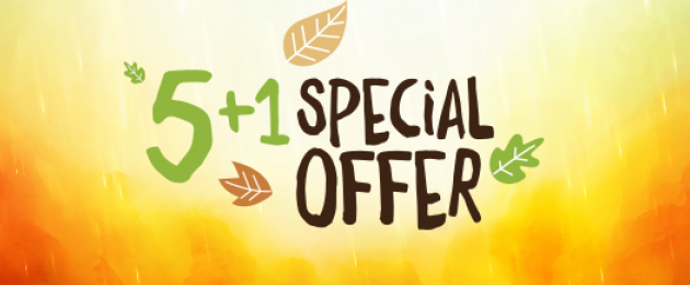 5+1 autumn special offer